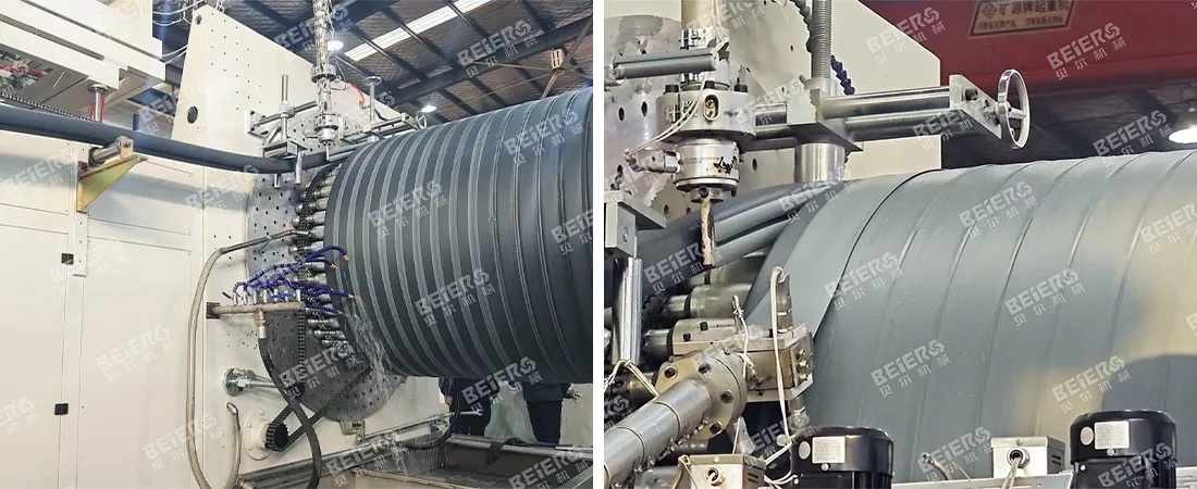 HDPE Spiral Pipe Extrusion Line