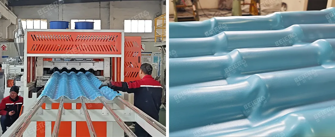 PVC Colonial Roof Tie Extrusion Line