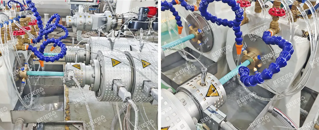PVC Dual Pipe Extrusion Line