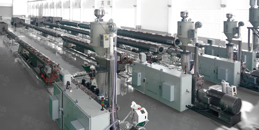 High Speed High Efficiency Pipe Extrusion Line