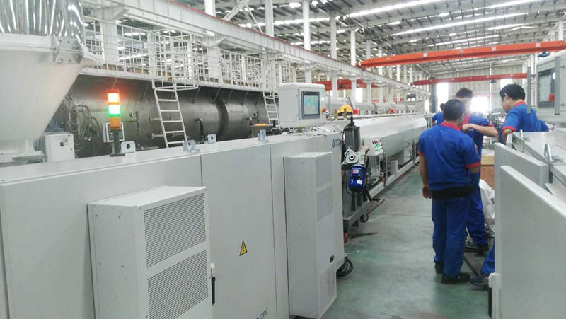 Gas Pipe Extrusion Machine