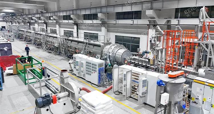 PE Pipe Extrusion Lin
