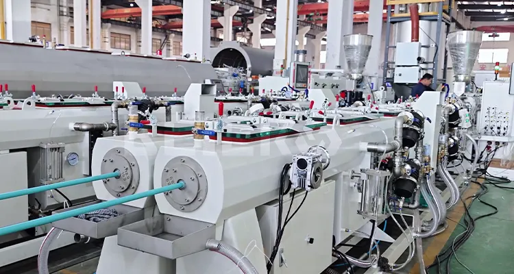 PPVC Double Exit Pipe Extrusion Line