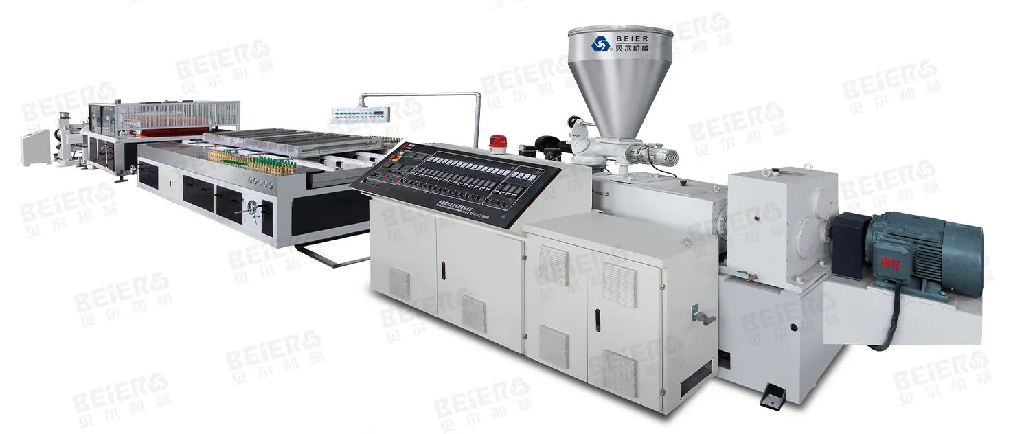 Wood Plastic Wide Door Board Extrusion Line