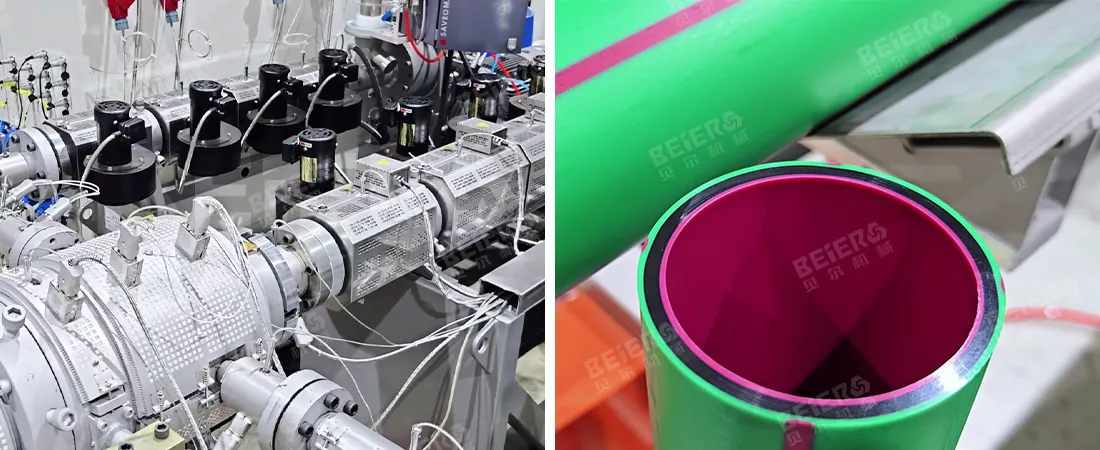 HDPE Pipe 3 Layers Extrusion Line