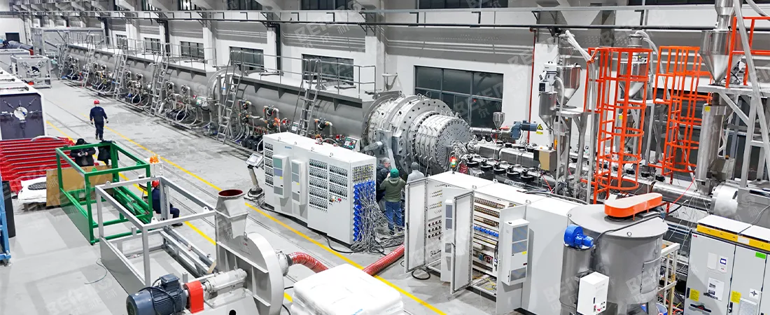 Three-layer PE Pipe Extrusion Line