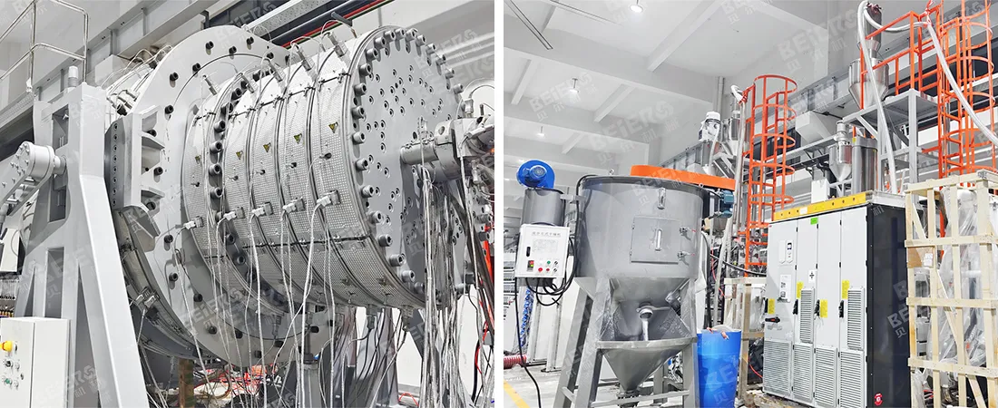 Three-layer PE Pipe Extrusion Line